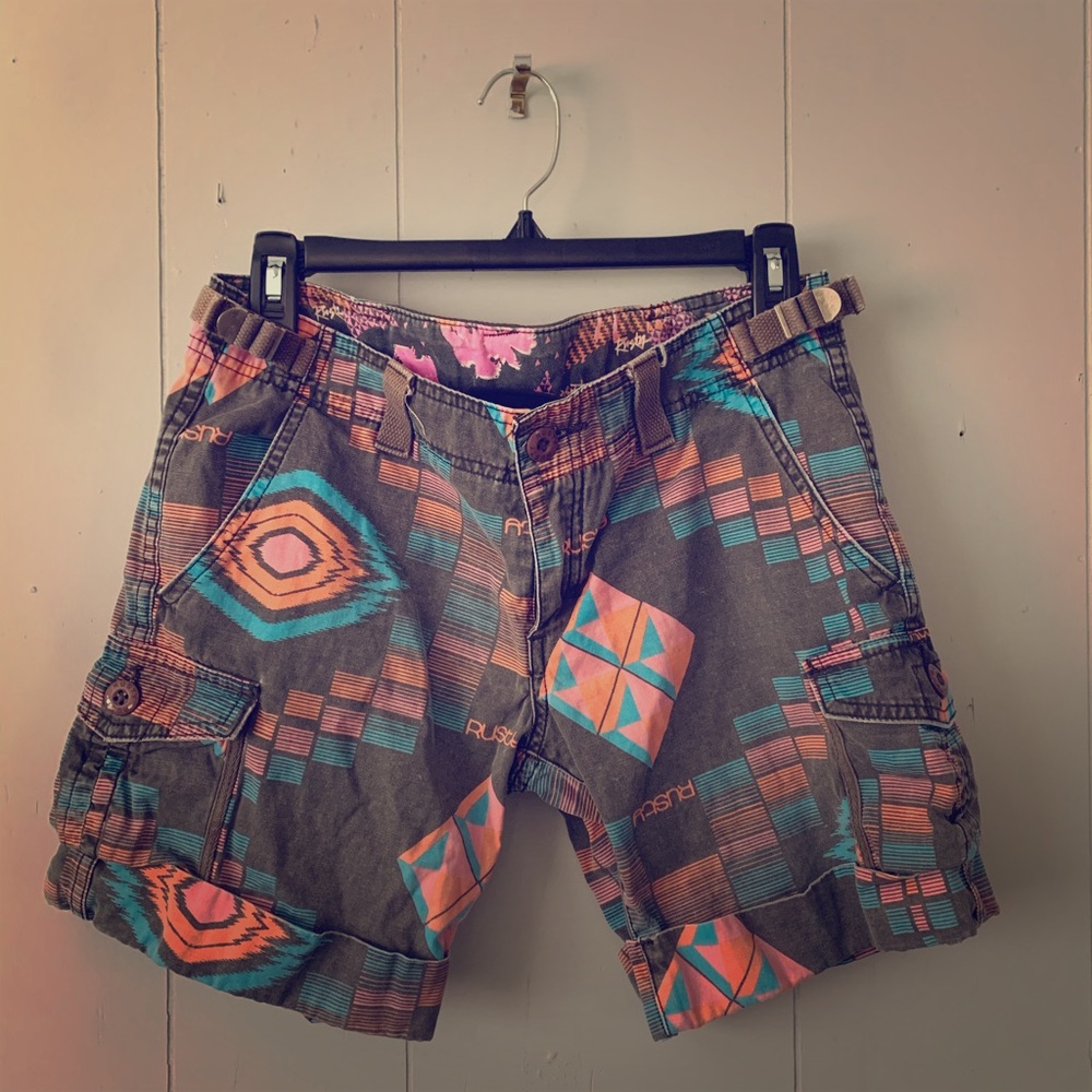 RARE vintage 80s RUSTY surf cargo shorts‼️